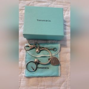 Tiffany & Co. key chain, accessories, pouch and box